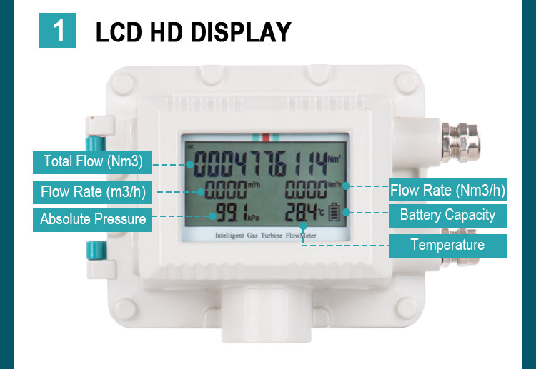 Manufacturer of digital display gas turbine flowmeters1