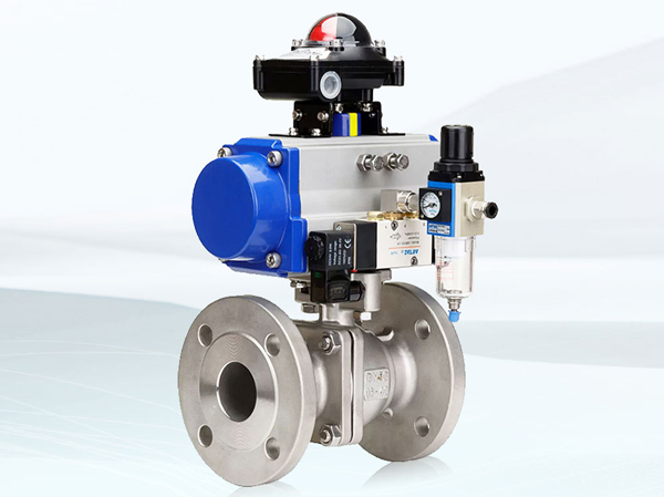 Manufacturer of intelligent pneumatic flange ball valve