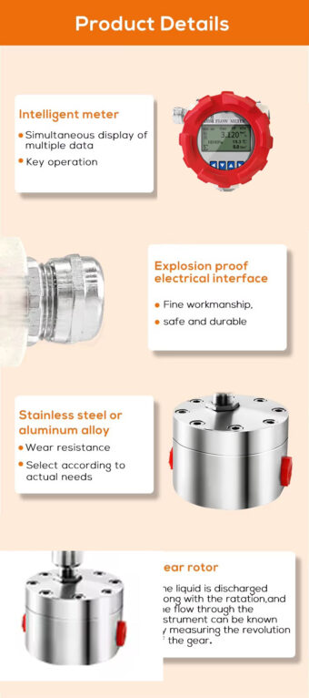 Mechanical gear flow meter Supplier