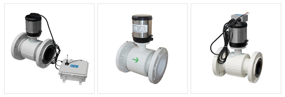 Working principle of battery powered electromagnetic flowmeter